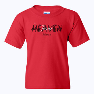 One way to Heaven - Gildan - 5000B (DTG) - Youth 5.3oz 100% Cotton T Shirt